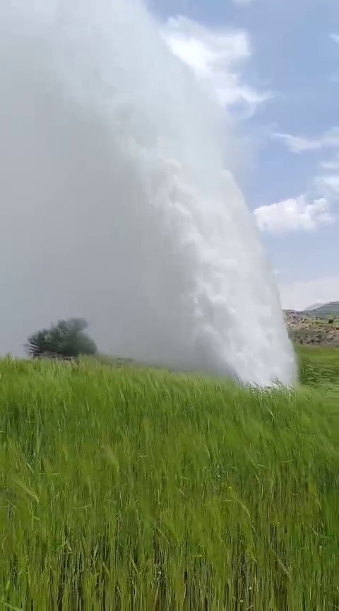 Su isale hattında patlama
