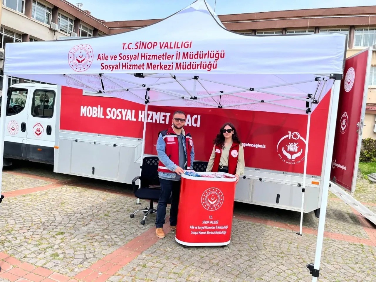 Sinop’ta "Mobil Sosyal Hizmet Aracı" sahada