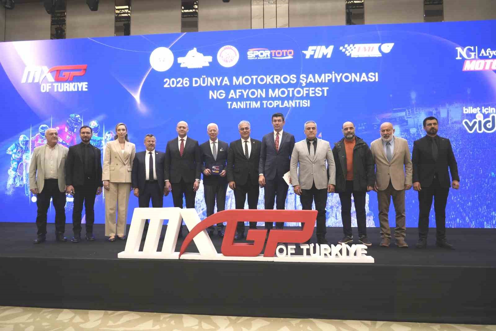 9. MXGP Dünya Motokros Şampiyonası ve NG Afyon MotoFest’in tanıtım toplantısı yapıldı