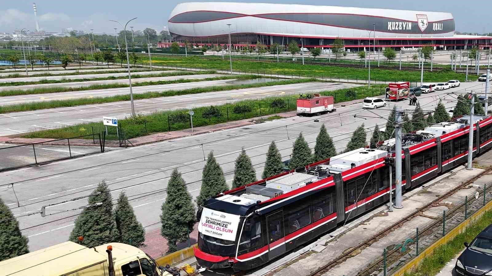 İlk yeni tramvay Samsun’da: Test süreci başlıyor