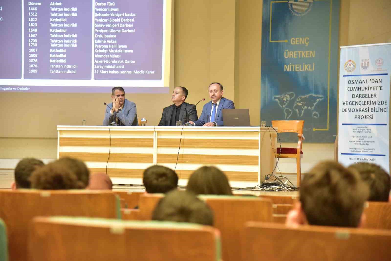 Demokrasi bilincinin gelişimi i&ccedil;in d&uuml;zenlenen proje MSK&Uuml;&rsquo;de tamamlandı
