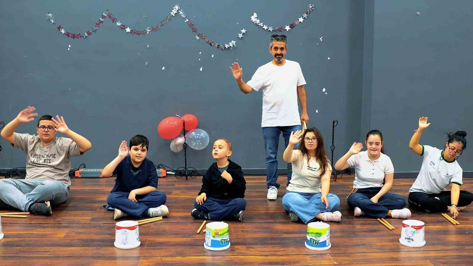Engelliler Haftası kapsamında DİGEM&rsquo;de ritim &ccedil;alışması
