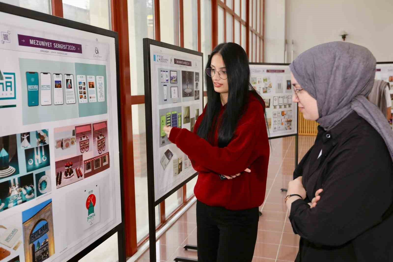 Gen&ccedil; tasarımcıların mezuniyet heyecanı sergiye d&ouml;n&uuml;şt&uuml;
