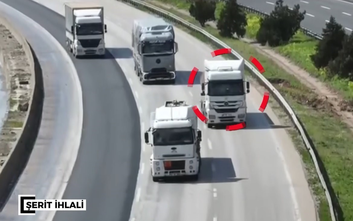 Jandarmadan dron destekli trafik denetimi: Bin 346 araca ceza