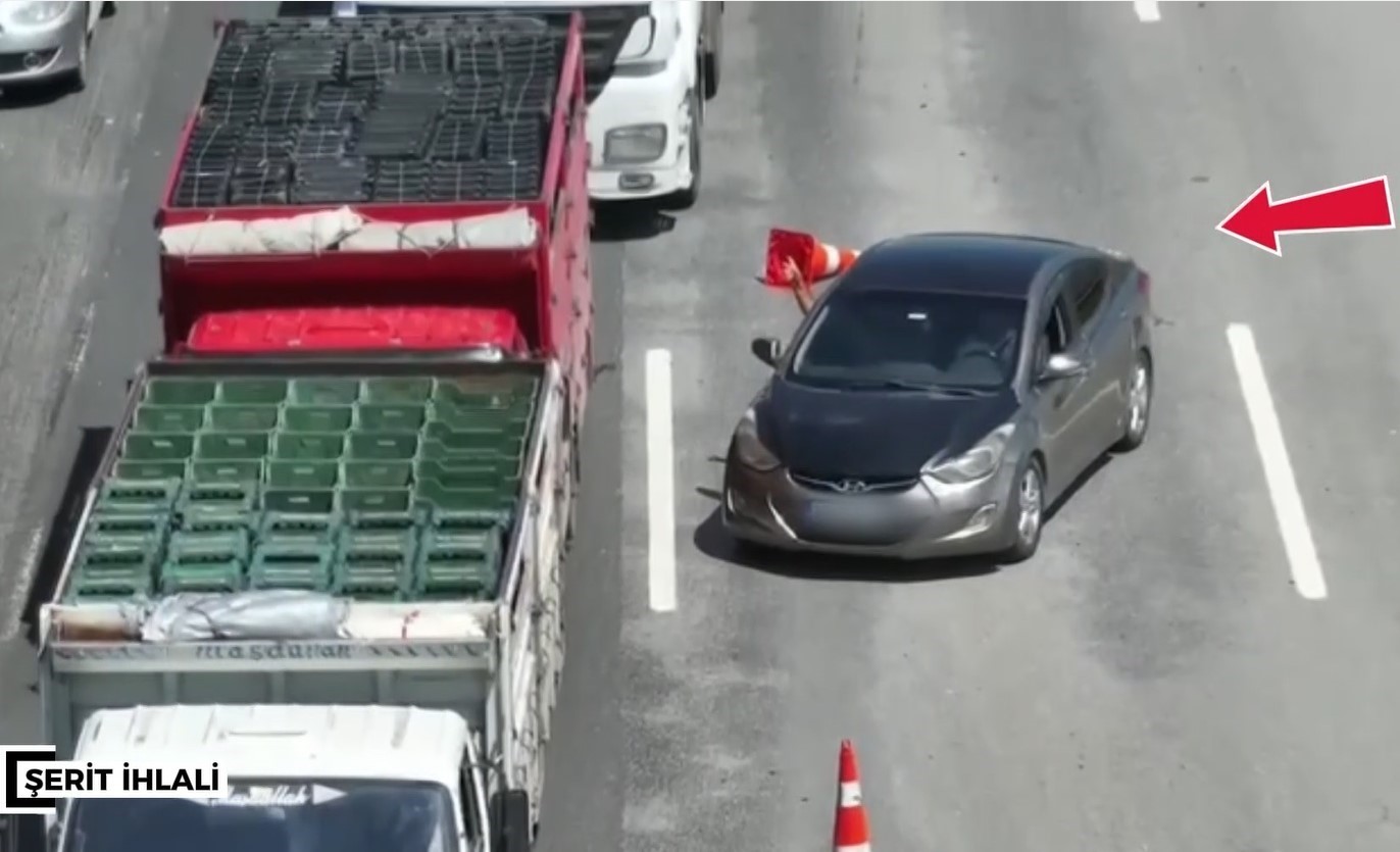 Jandarmadan dron destekli trafik denetimi: Bin 346 araca ceza
