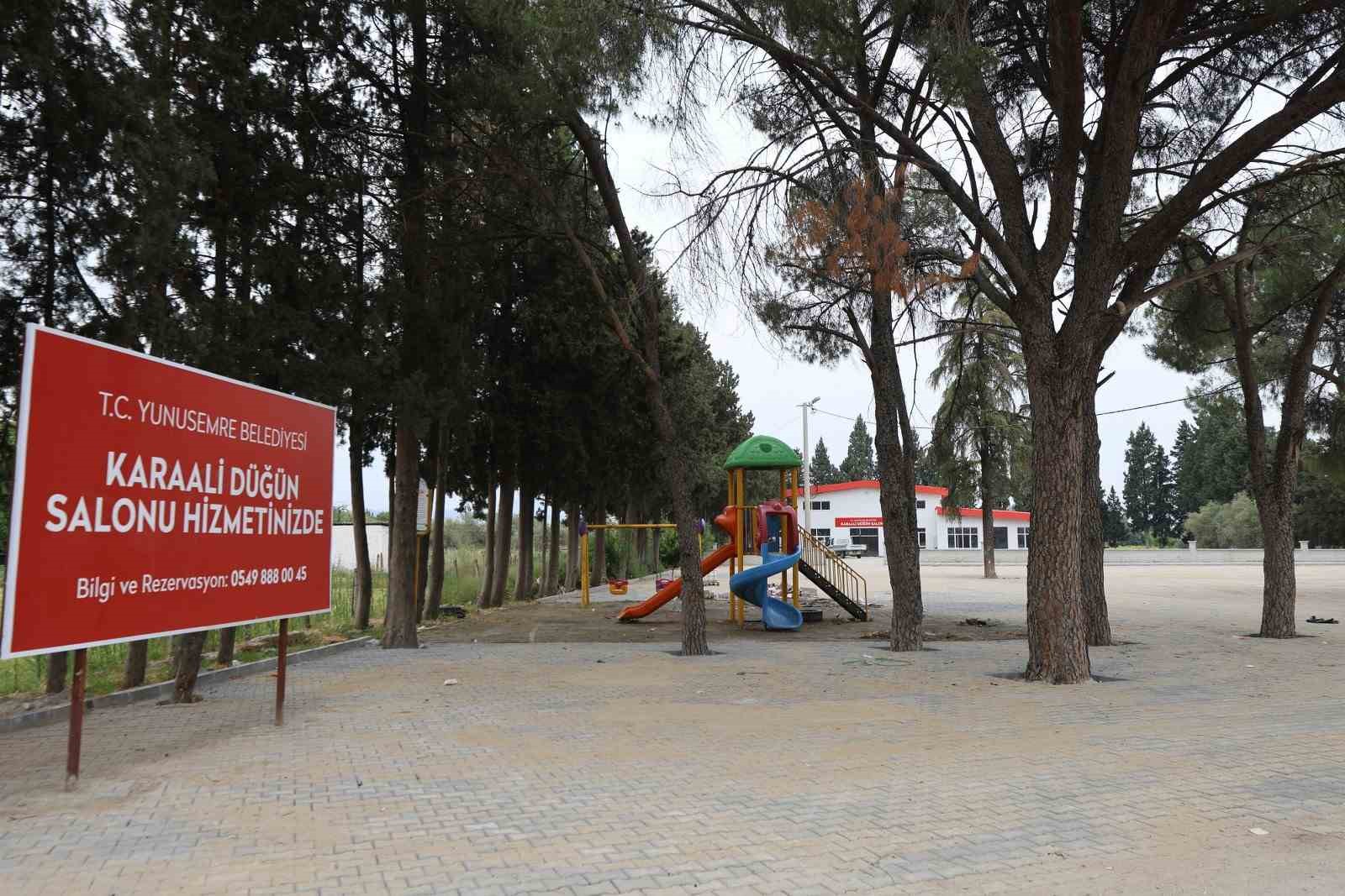 Yunusemre&rsquo;den Karaali&rsquo;ye 800 kişilik d&uuml;ğ&uuml;n salonu
