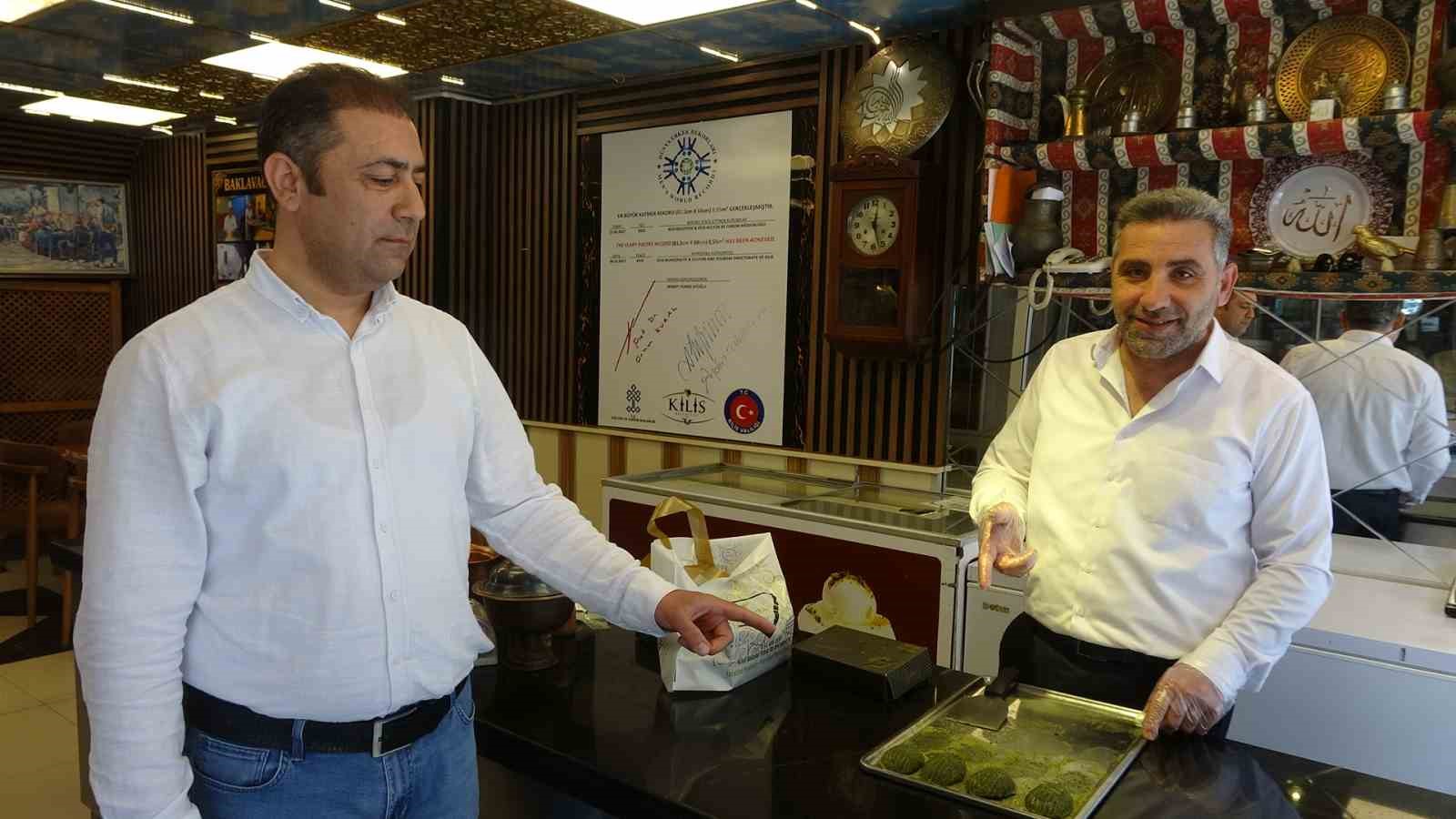 Kilis&rsquo;te &uuml;retilen tatlı &rsquo;atom gerebi&ccedil;&rsquo;e yoğun ilgi
