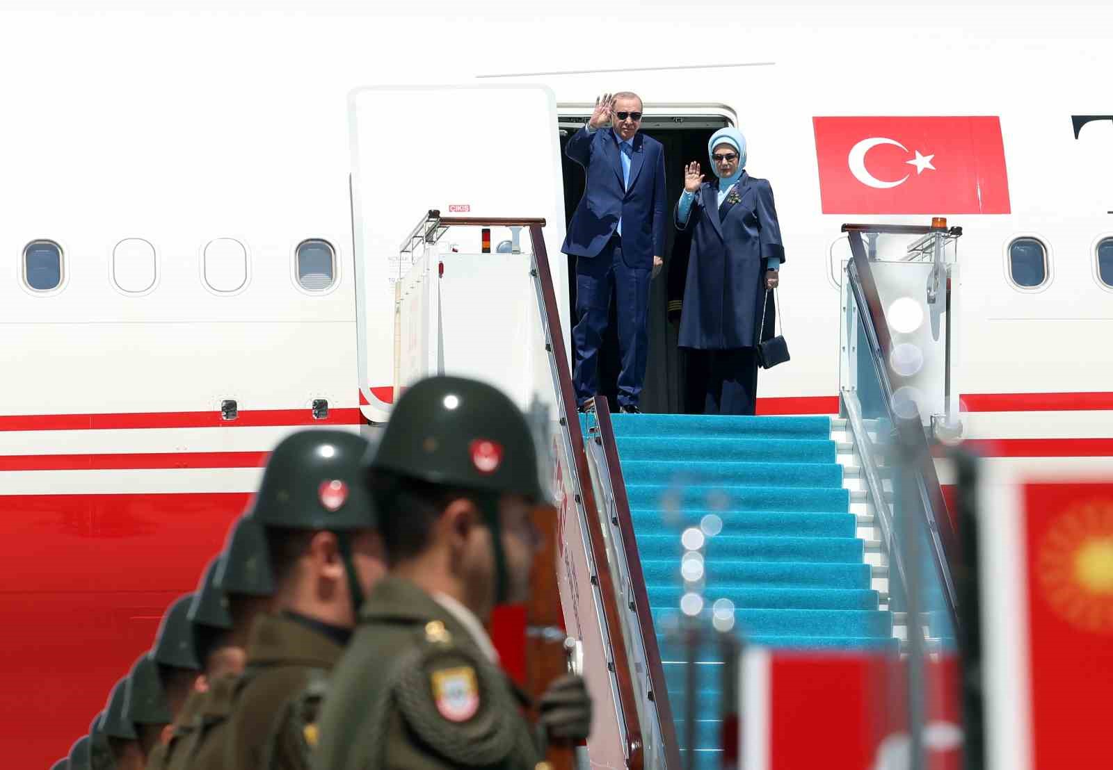 Cumhurbaşkanı Erdoğan Kazakistan&rsquo;a gitti 