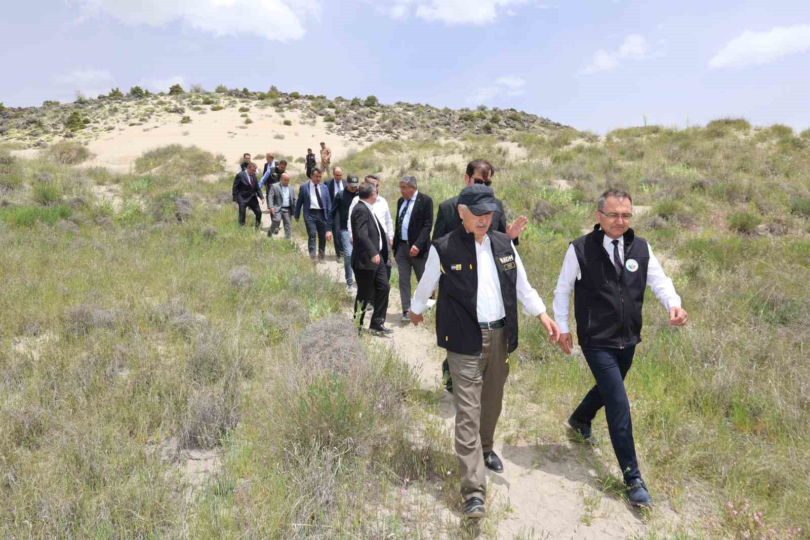 B&uuml;y&uuml;kşehir &ouml;nc&uuml;l&uuml;ğ&uuml;nde hayata ge&ccedil;ecek Konya Jeopark Projesi&rsquo;nde saha incelemesi yapıldı
