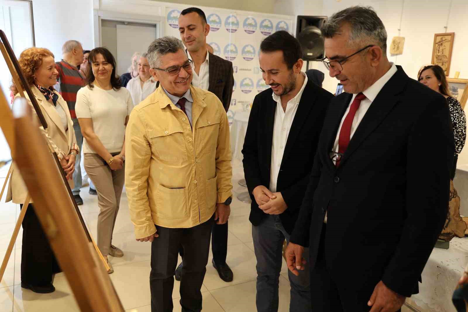 S&ouml;ke&rsquo;de ahşap yakma sanatının &ouml;rnekleri sanatseverlerle buluştu
