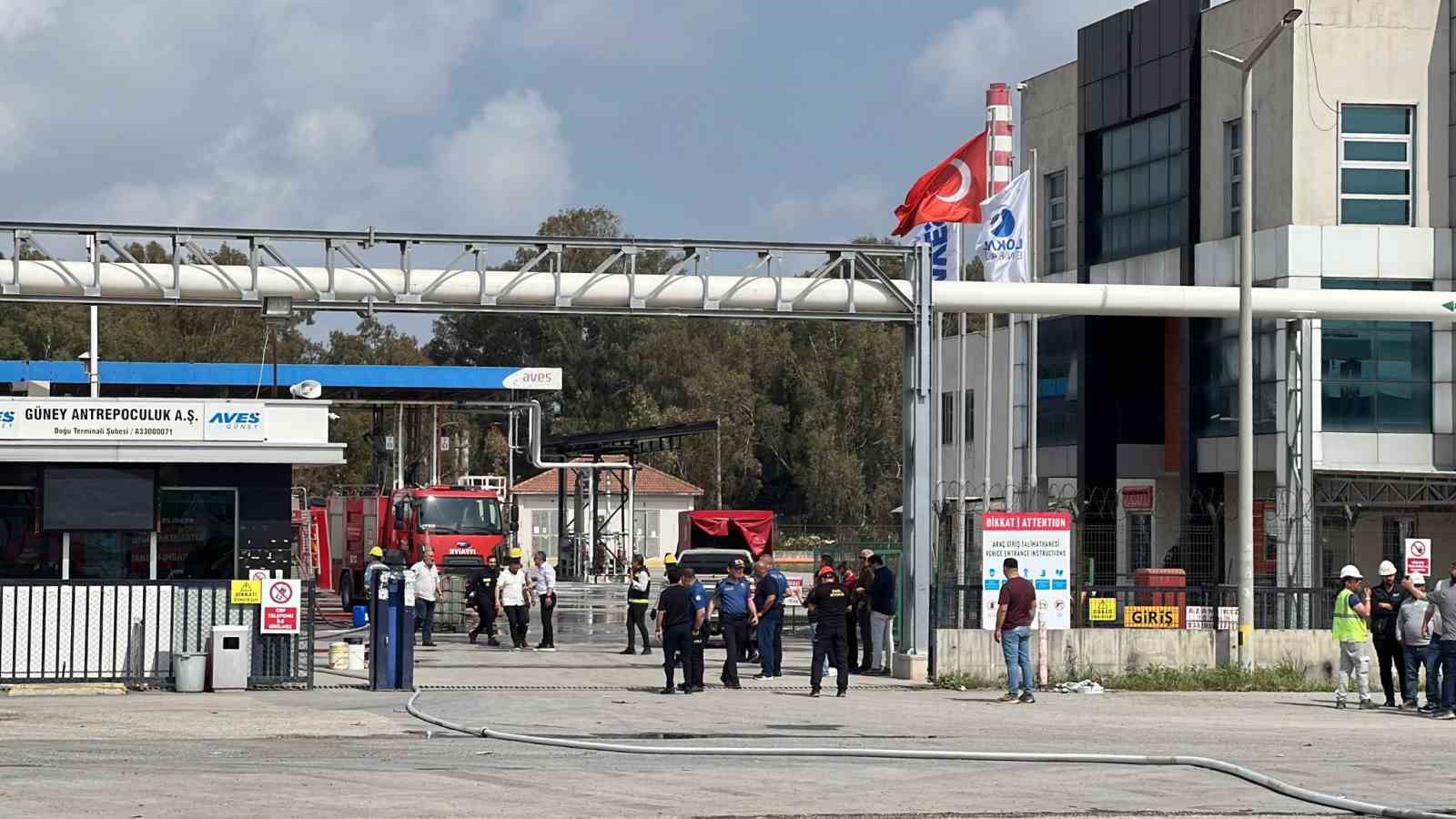 Yağ fabrikasında korkutan yangın
