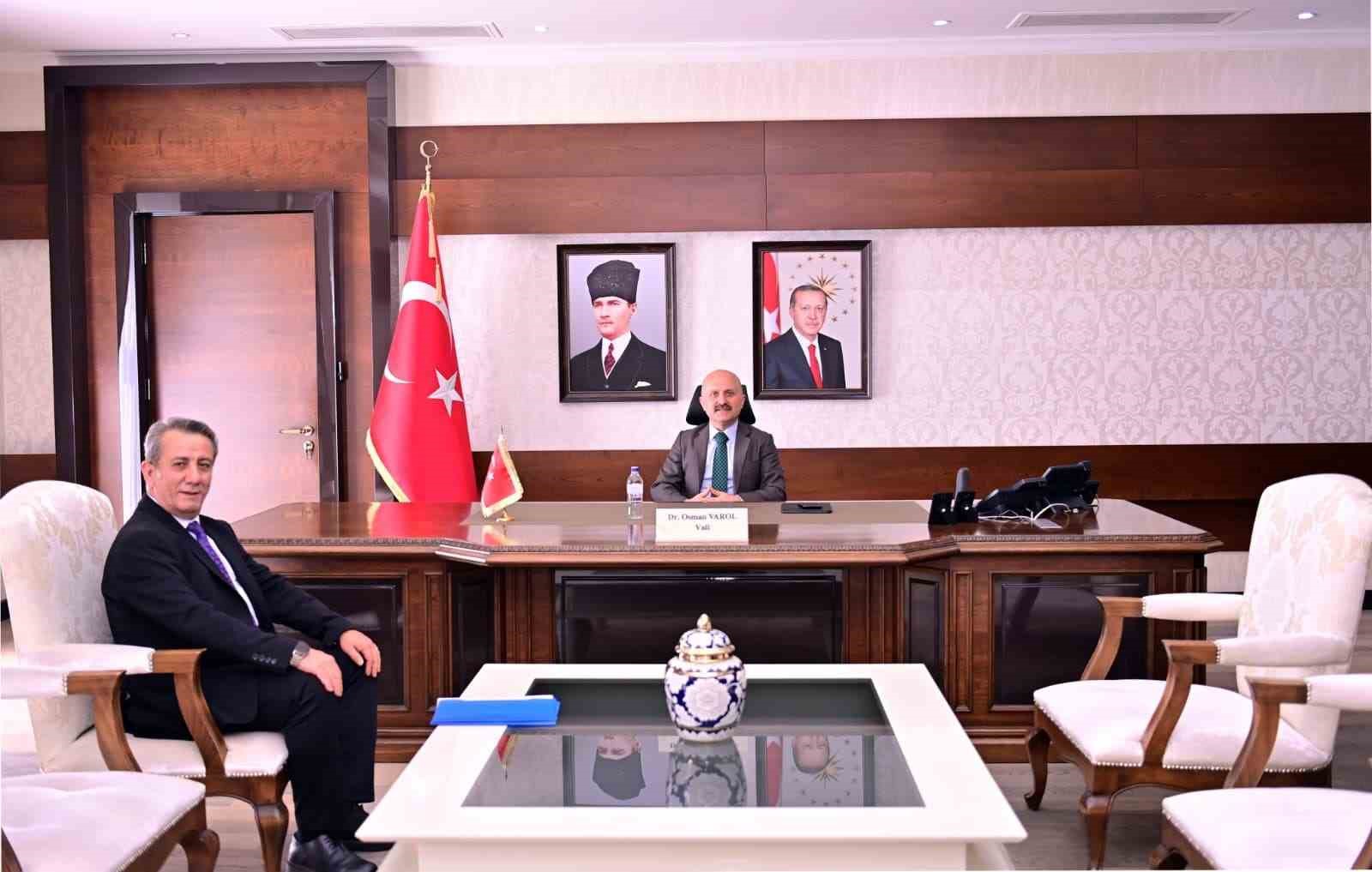 Başkan Yetişkin, Vali Varol ile görüştü