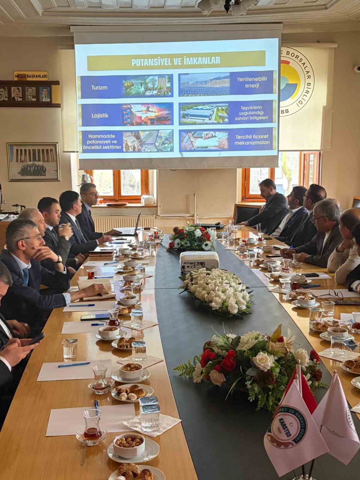 Kars TSO’da kritik zirve: Gündemde yatırım, ticaret ve Kars-Bakü uçuşları vardı