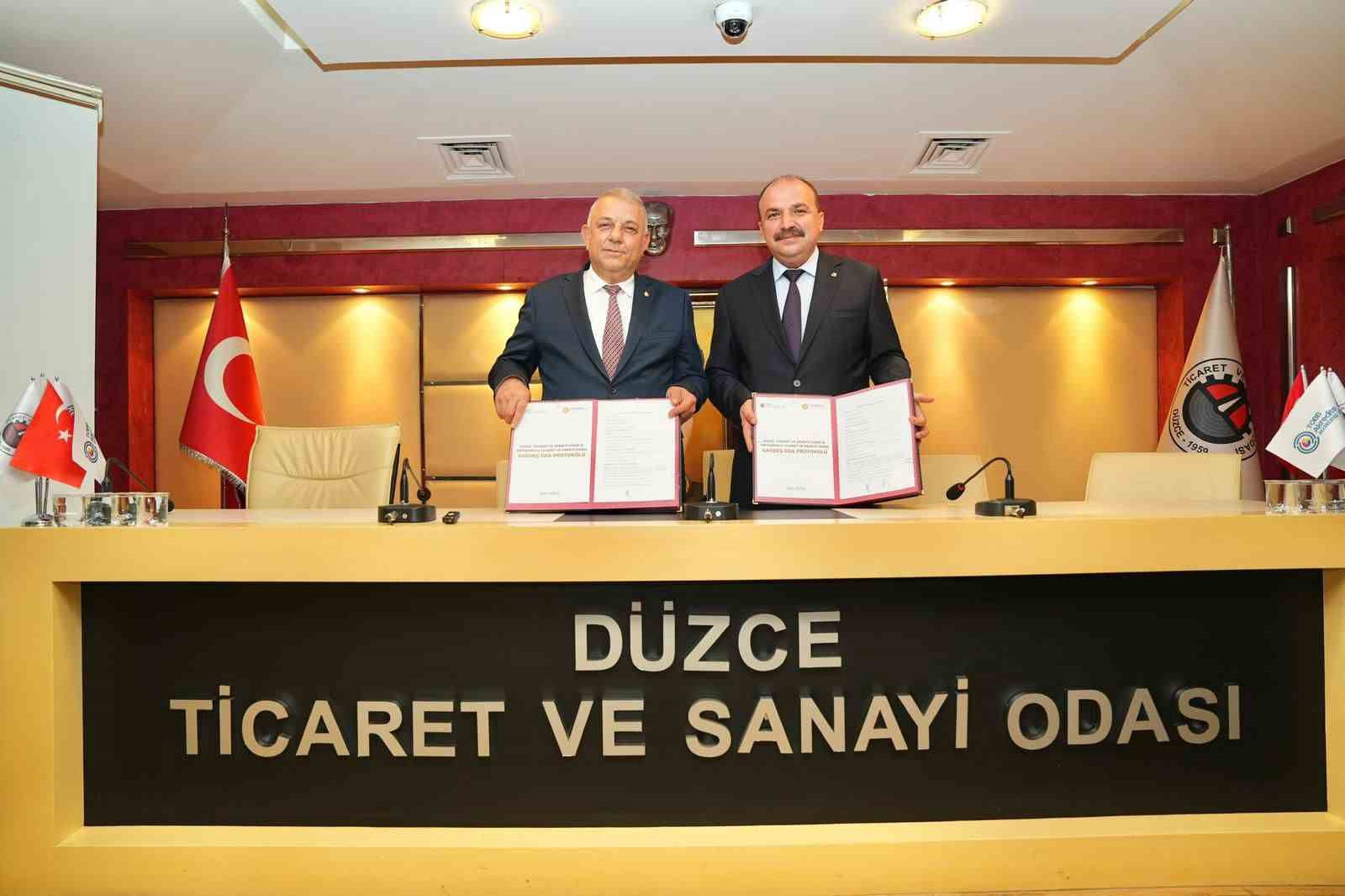 D&uuml;zce ve Safranbolu TSO&rsquo;dan stratejik iş birliği
