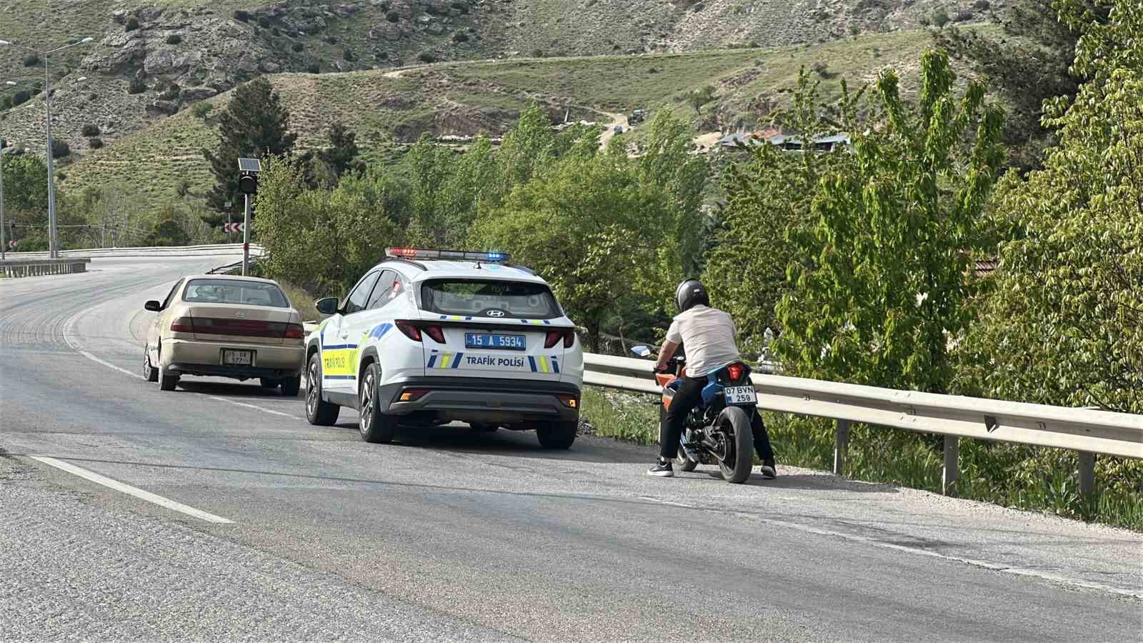 Burdur&rsquo;da motosiklet kazası: 1 yaralı
