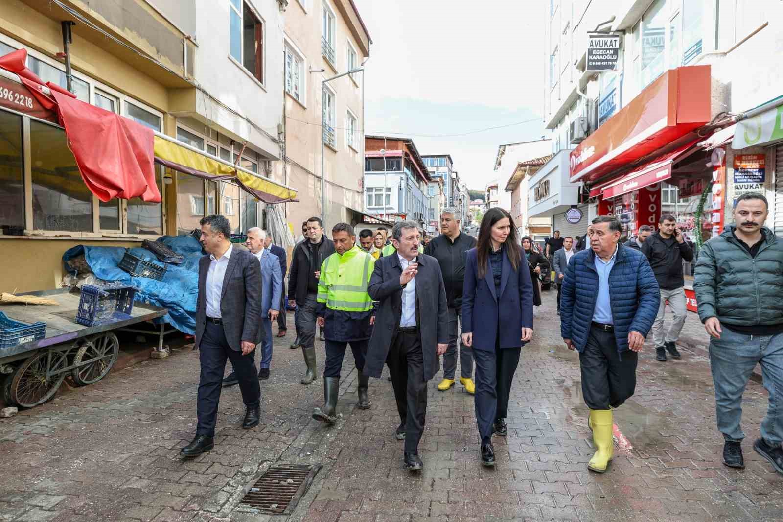 Samsun&rsquo;da sel b&ouml;lgesinde inceleme
