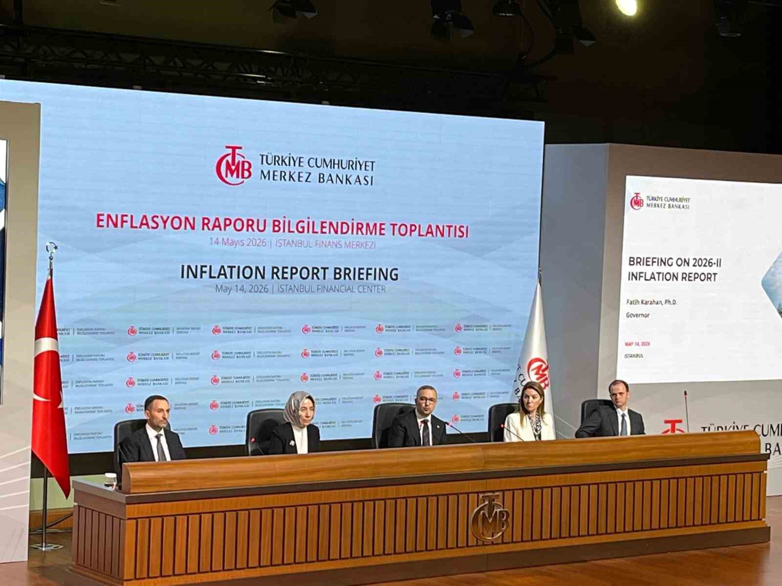 MB Başkanı Karahan: "Eflasyonun 2026 yıl sonunda yüzde 26, 2027 yıl sonunda ise yüzde 15 olarak gerçekleşeceğini tahmin ediyoruz"
