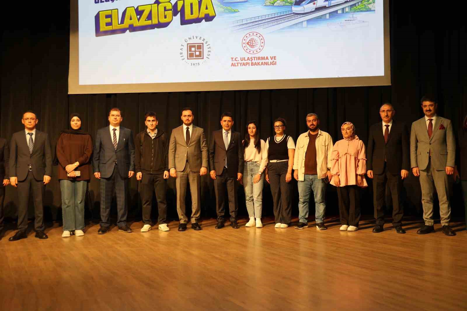 Elazığ&rsquo;da &rsquo;T&uuml;rkiye Y&uuml;zyılında Ulaştırma Vizyonu&rsquo; programı ger&ccedil;ekleştirildi
