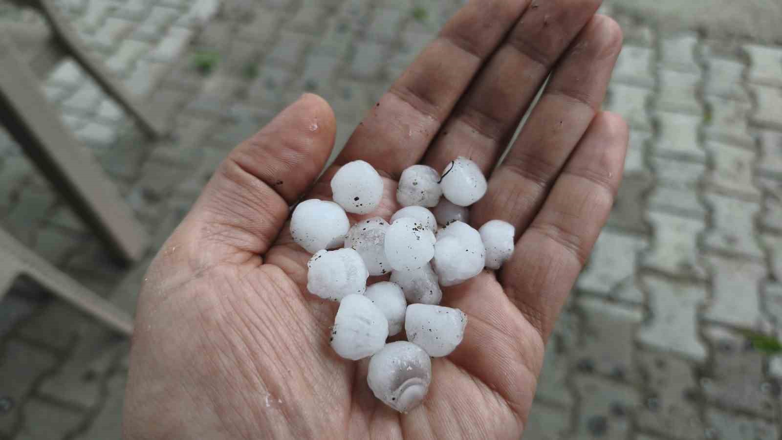 Manisa’yı dolu vurdu