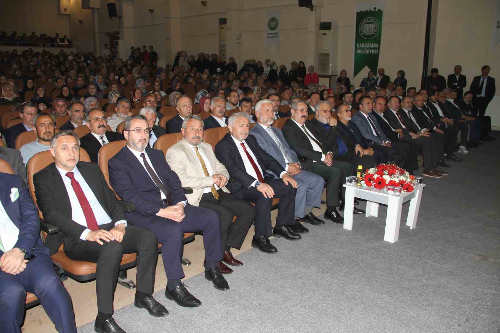 Çarşamba’da Mevlid-i Nebi Haftası’nda konferans düzenlendi