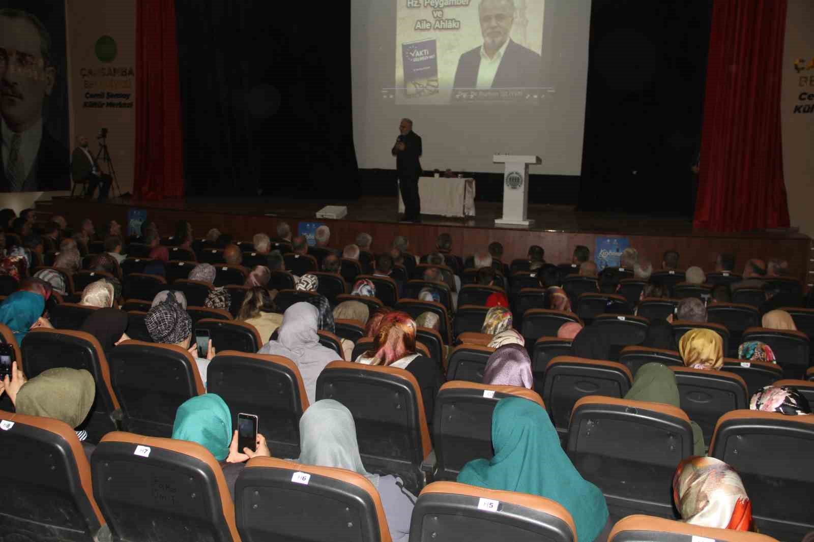 Çarşamba’da Mevlid-i Nebi Haftası’nda konferans düzenlendi