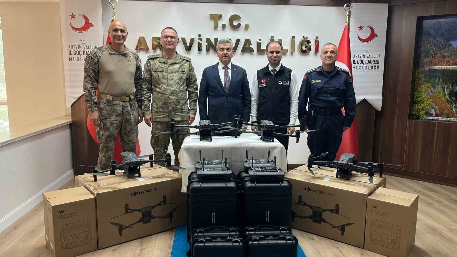 Artvin’de sınır hattında termal dron dönemi