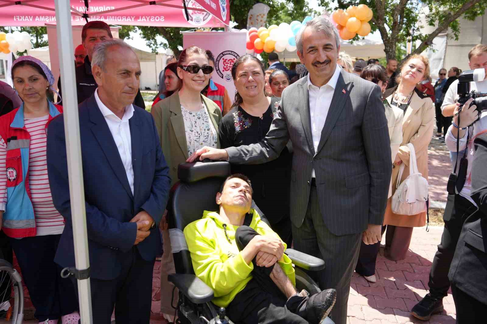 Edirne&rsquo;de Engelliler Haftası&rsquo;nda dayanışma buluşması
