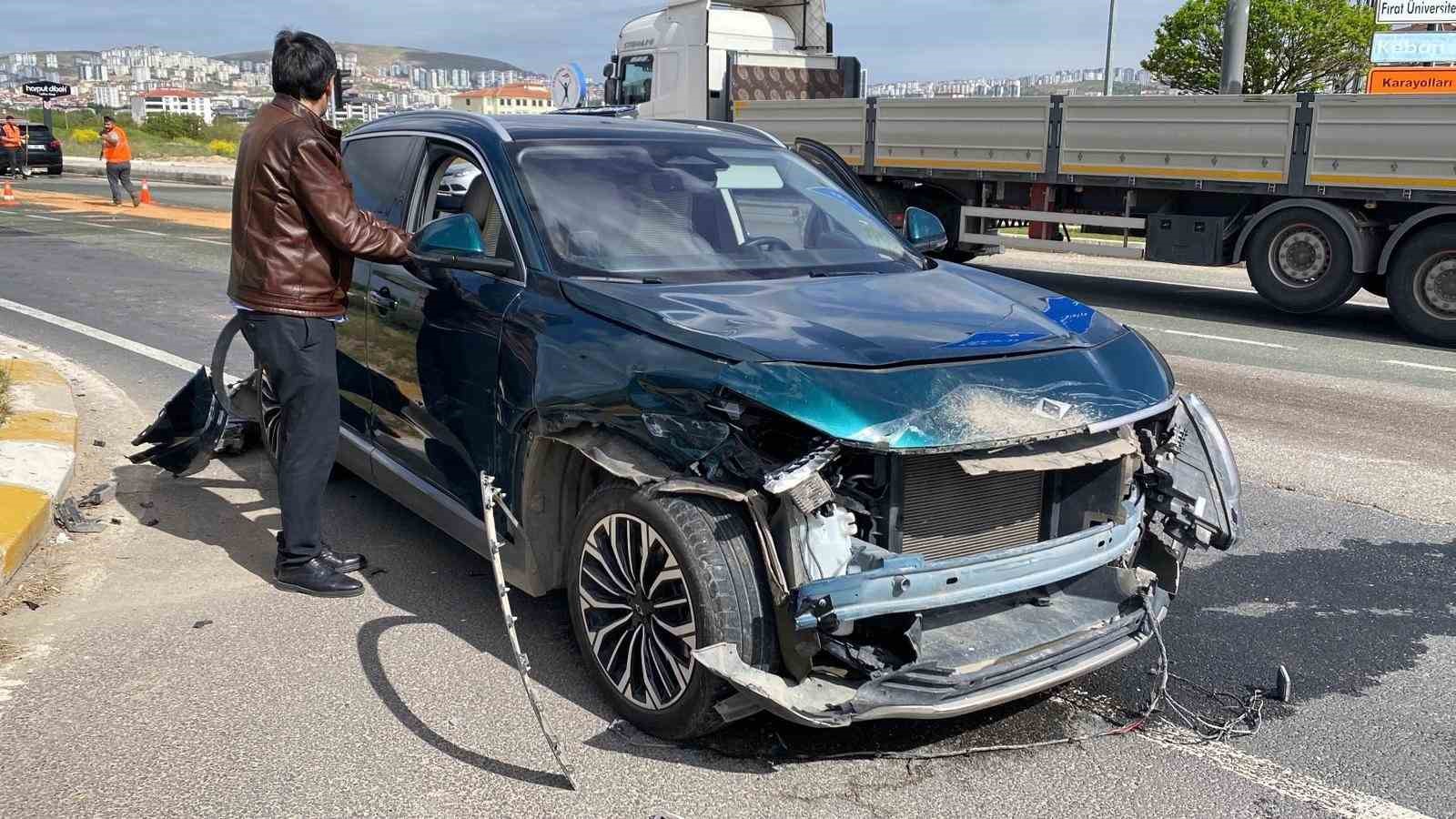 Elazığ’da trafik kazası: 1 yaralı
