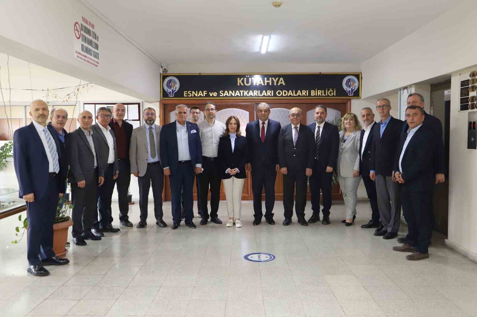 KUTSO Heyeti’nden kurum ve kuruluşlara yoğun ziyaret programı
