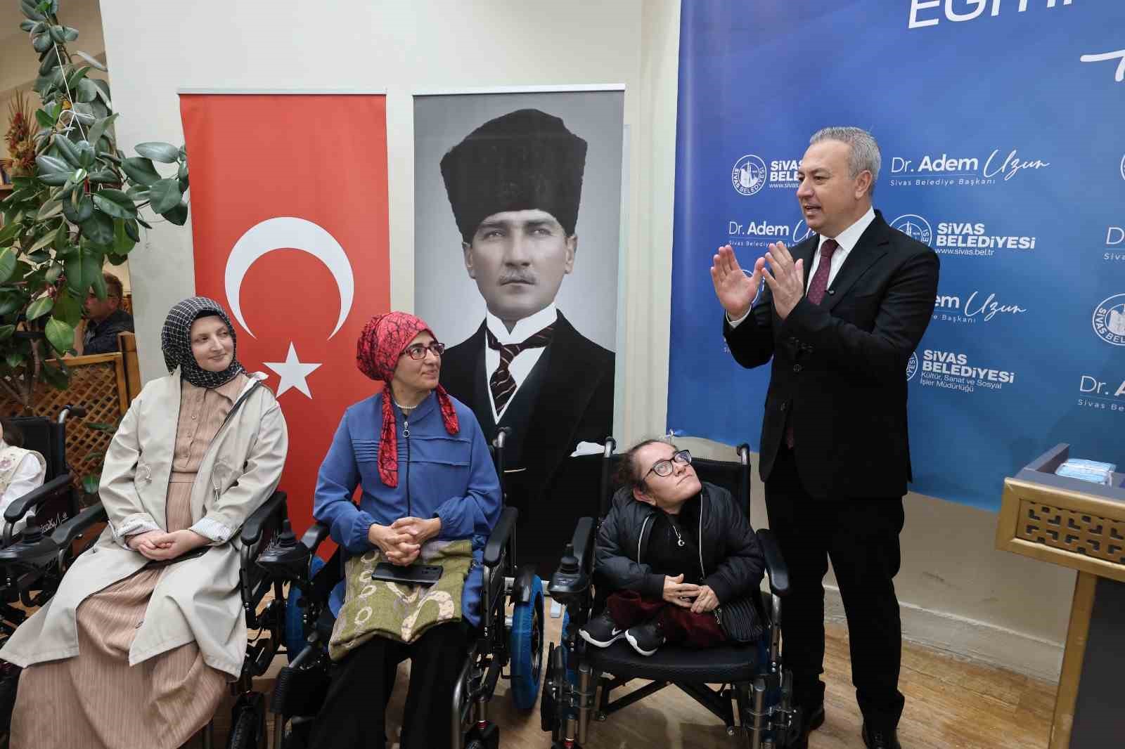 Sivas Belediyesi’nden Engelliler Haftası’nda anlamlı destek