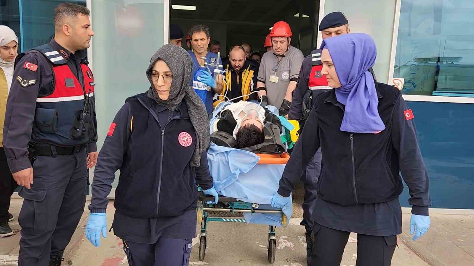 Bafra Devlet Hastanesi’nde yangın tatbikatı