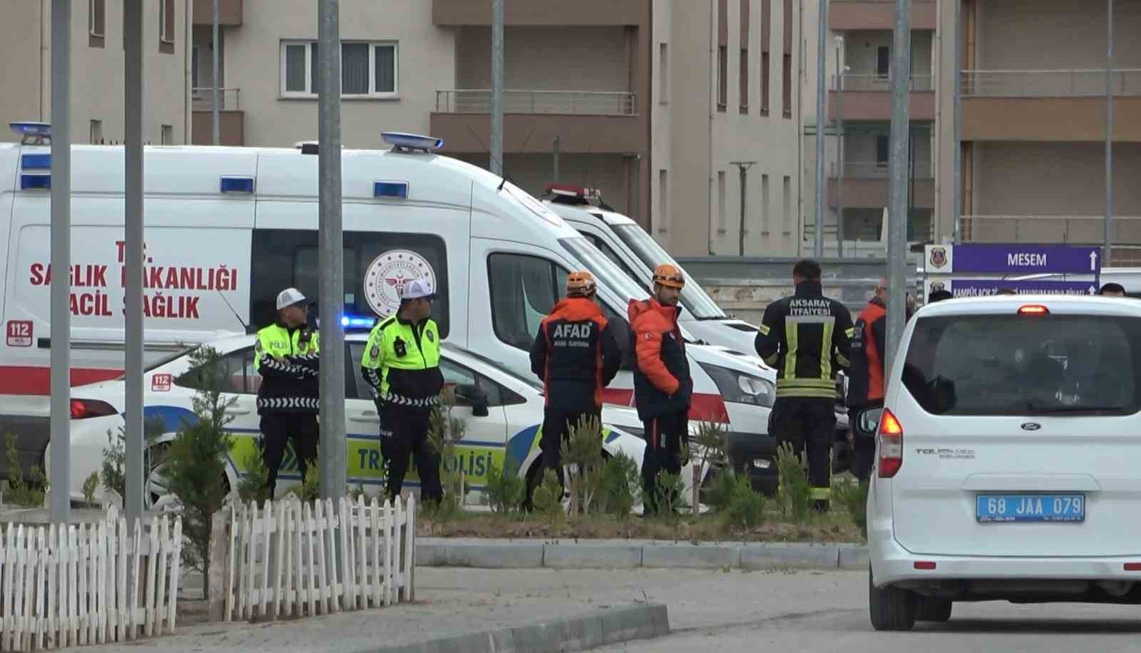 Aksaray’da cezaevinde tatbikat alarmı