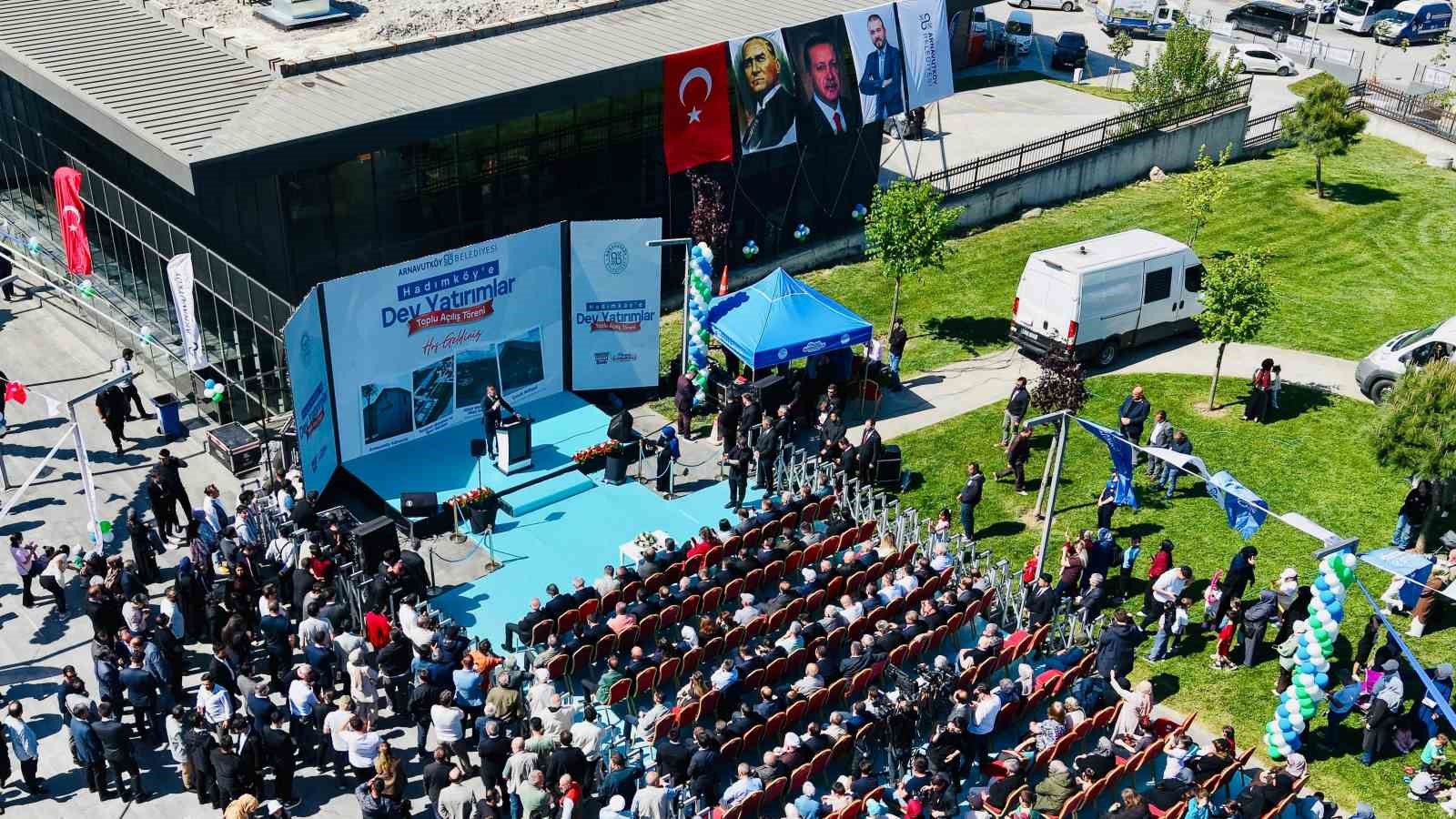Hadımköy’de yapımı tamamlanan Kültür Merkezi törenle açıldı
