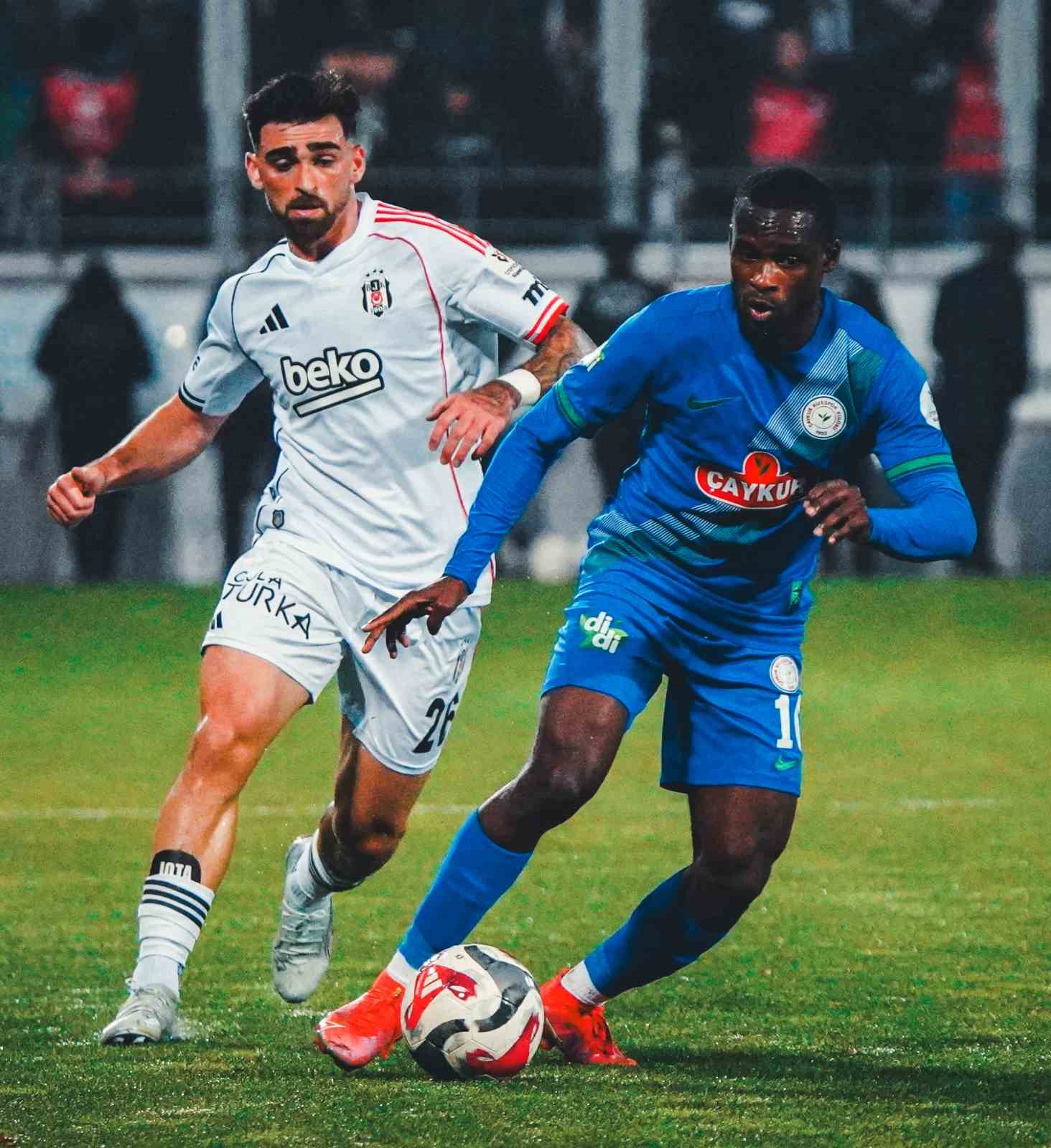 Tredyol S&uuml;per Lig: &Ccedil;aykur Rizespor: 2 - Beşiktaş: 2 (Ma&ccedil; sonucu)
