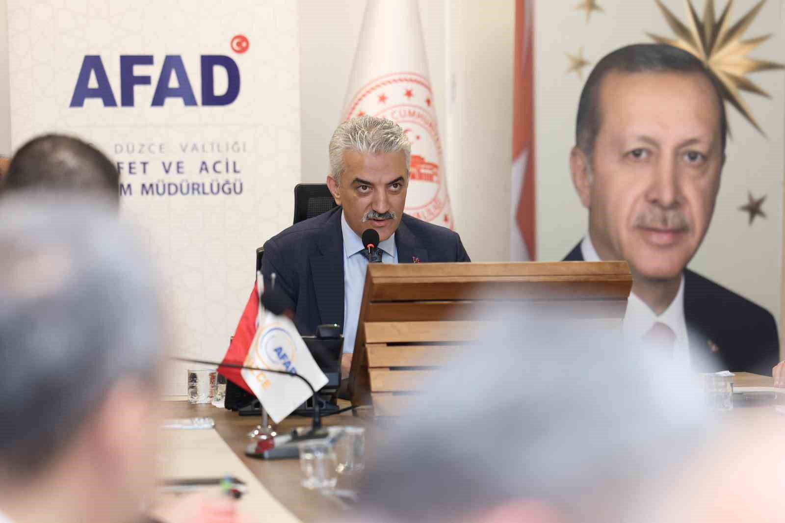 Düzce’de 10 Haziran’daki bölgesel tatbikata hazırlık