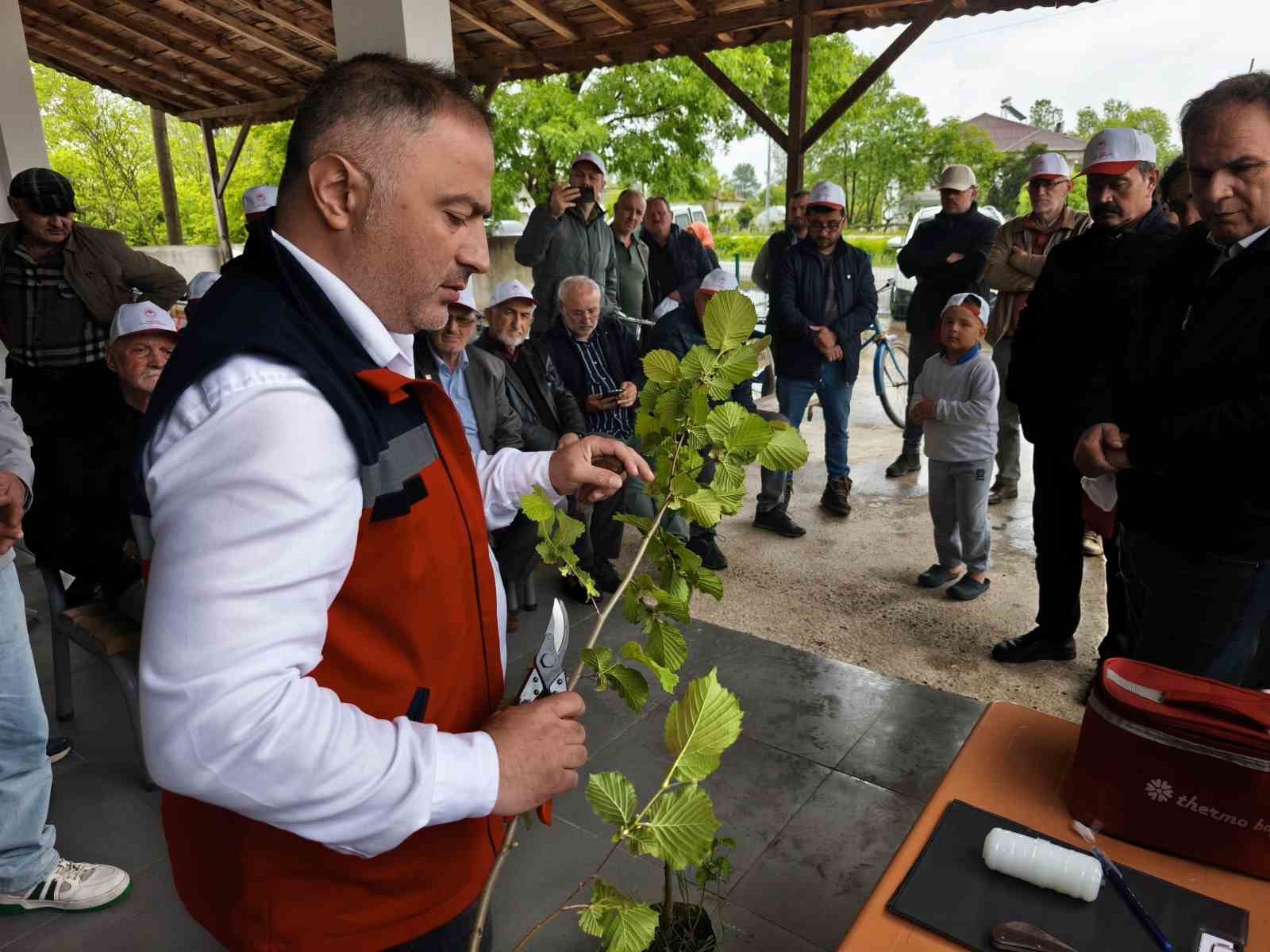 Samsun’da üreticilere "aşılama" sertifikası