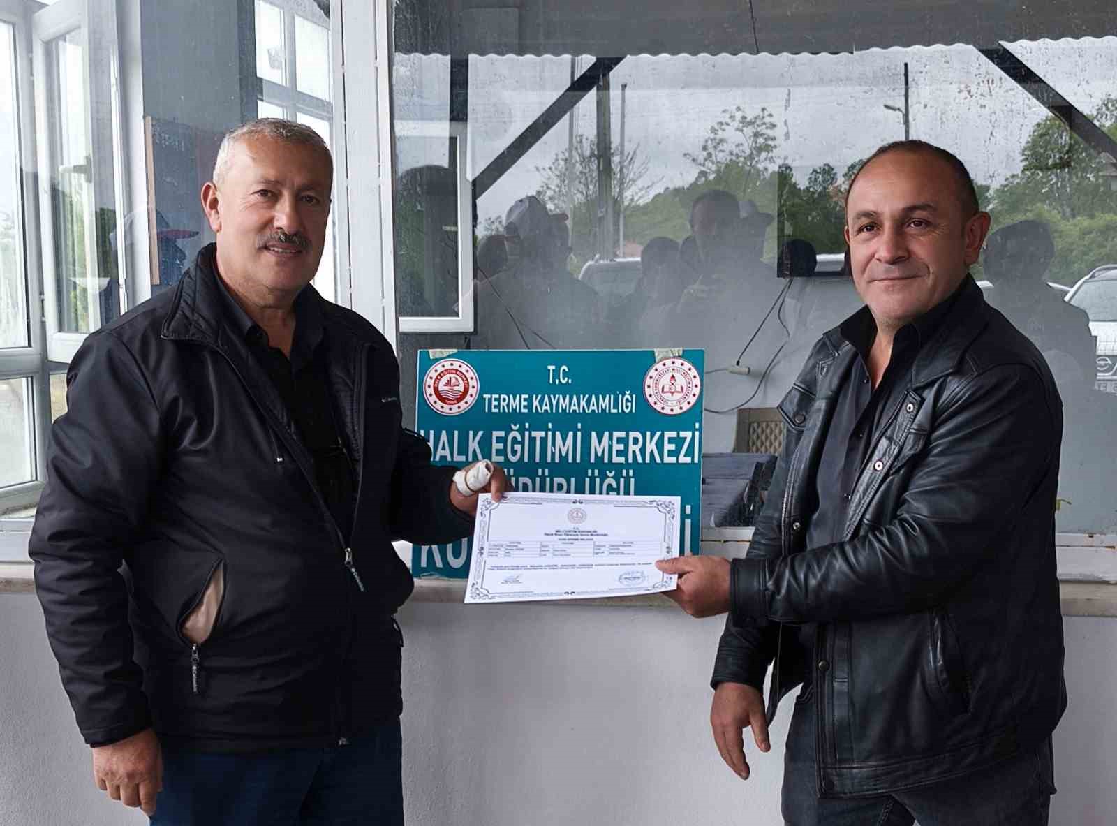 Samsun&rsquo;da &uuml;reticilere "aşılama" sertifikası
