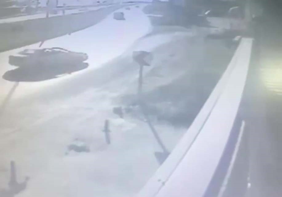 Zonguldak’ta 6 kişinin yaralandığı kaza güvenlik kamerasına yansıdı