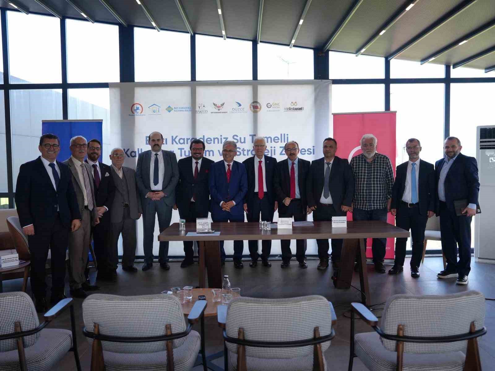 Batı Karadeniz su temelinde kalkınma turizm ve strateji zirvesi Düzce’de düzenlendi