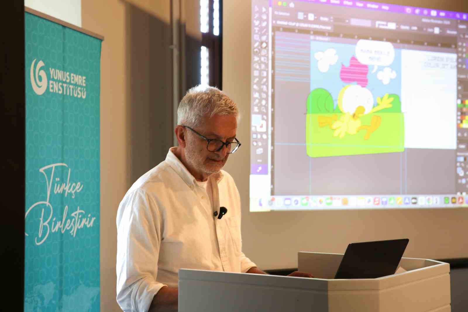Yunus Emre Enstit&uuml;s&uuml;&rsquo;nde karikat&uuml;rist Salih Memecan r&uuml;zgarı esiyor
