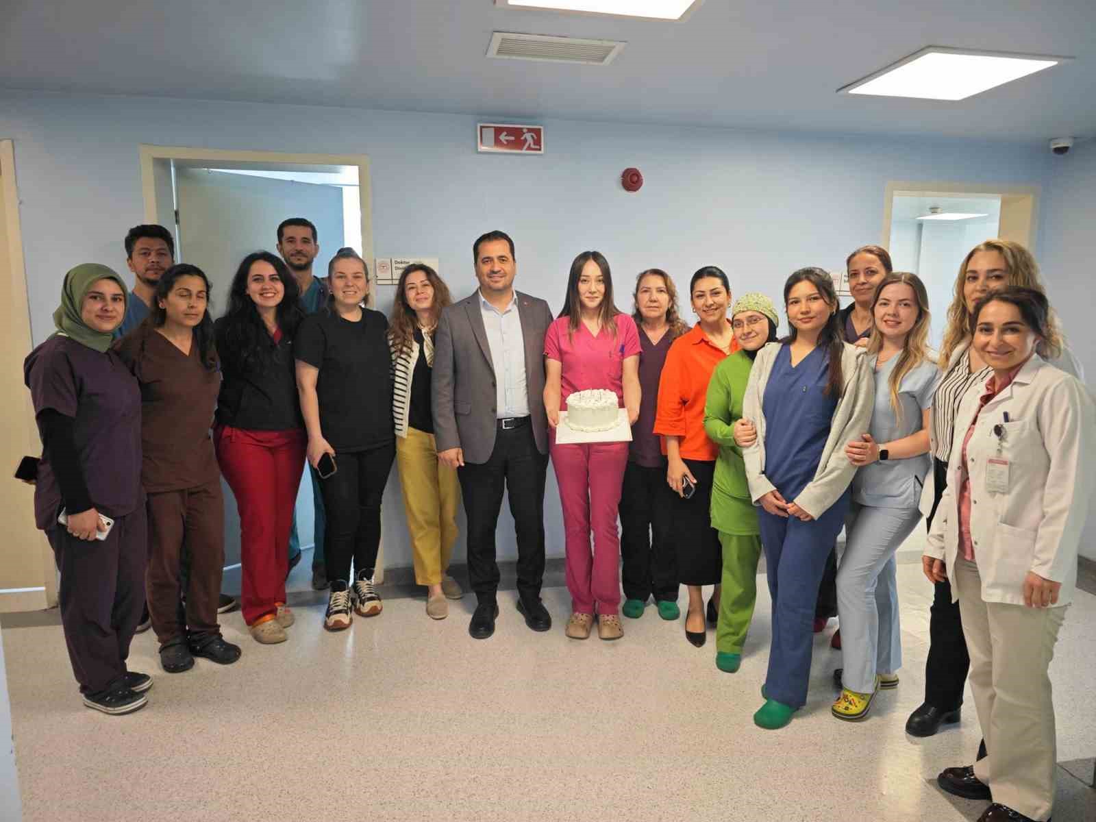 Menteşe Devlet Hastanesi&rsquo;nde hemşireler haftası kutlandı
