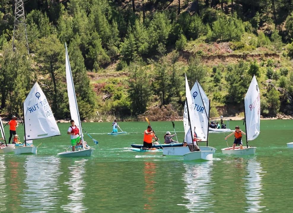 Maviyle yeşilin buluştuğu Burdur&rsquo;da doğa ve su sporları etkinliği
