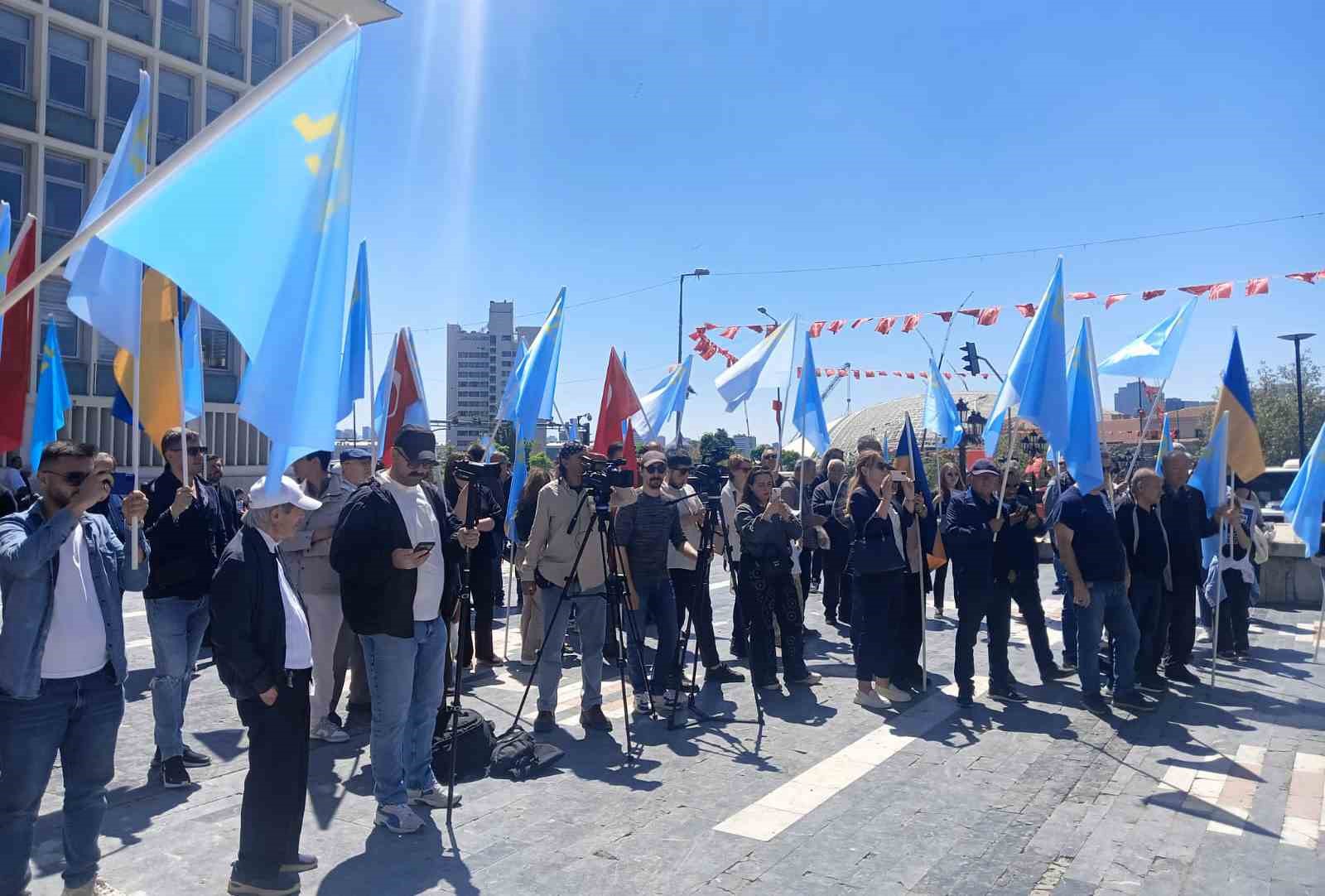 Ankara&rsquo;da Kırım Tatar S&uuml;rg&uuml;n&uuml;&rsquo;n&uuml;n 82. yıld&ouml;n&uuml;m&uuml;nde anma etkinliği
