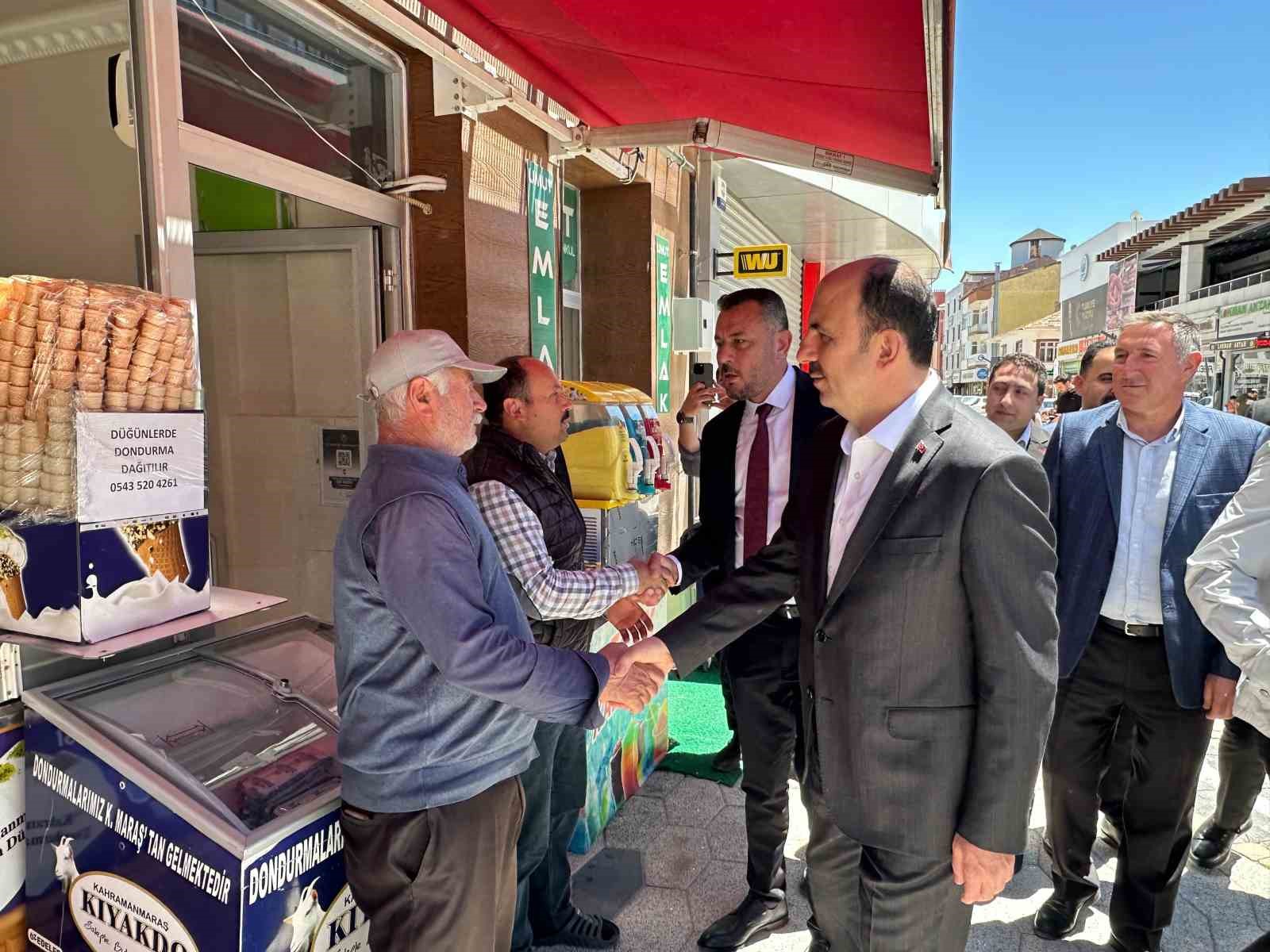 Başkan Altay Cihanbeyli ve Kulu&rsquo;yu ziyaret etti, Kulu İtfaiye Merkezi&rsquo;nin temelini attı
