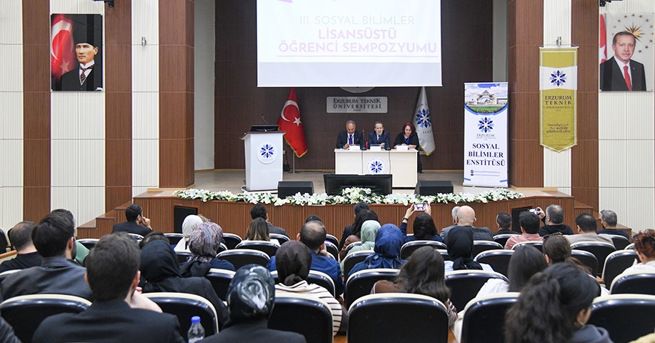 ETÜ’de III. Sosyal Bilimler lisansüstü öğrenci sempozyumu düzenlendi