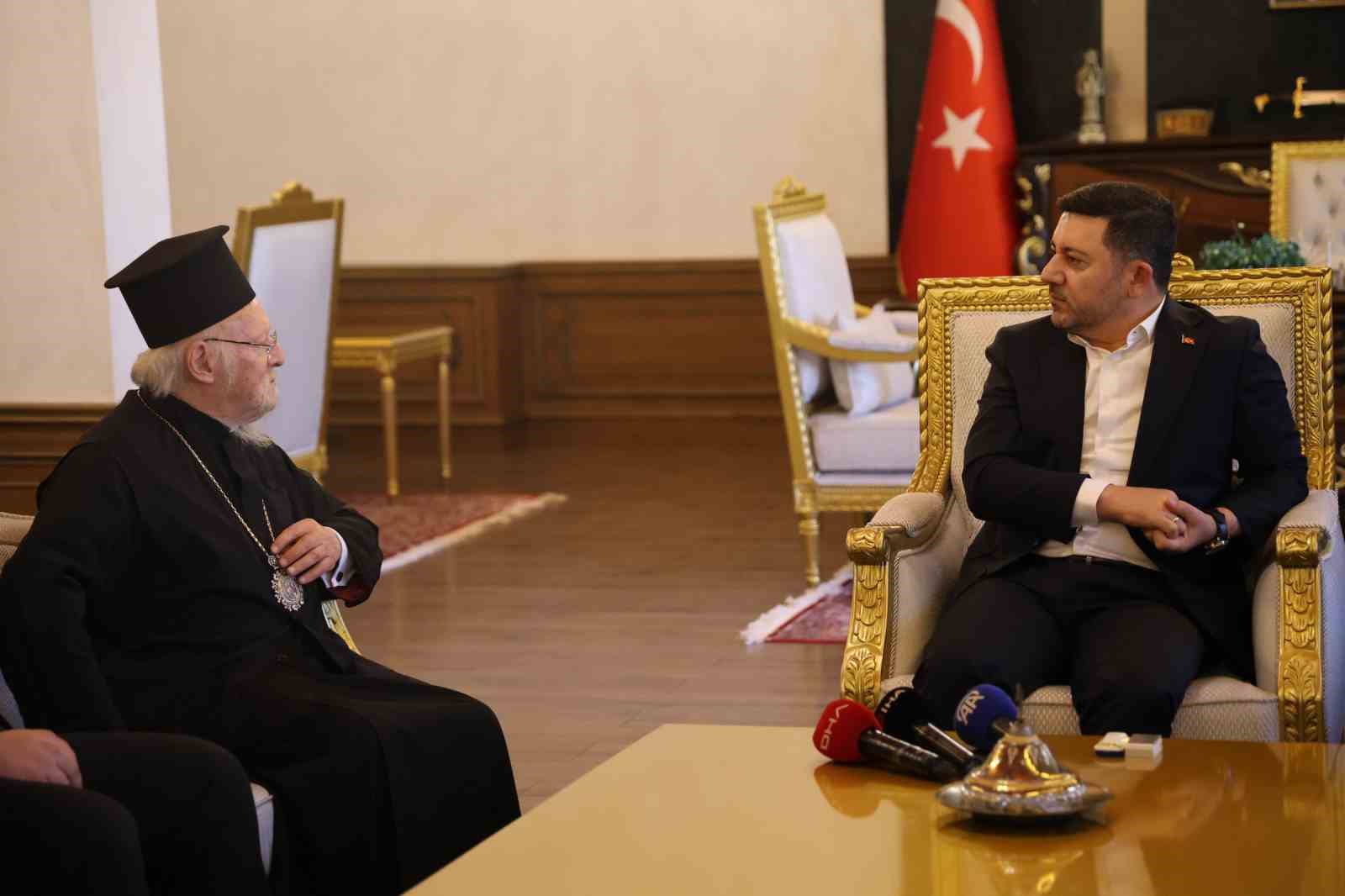 Fener Rum Patriği Bartholomeos Nevşehir&rsquo;de temaslarda bulundu
