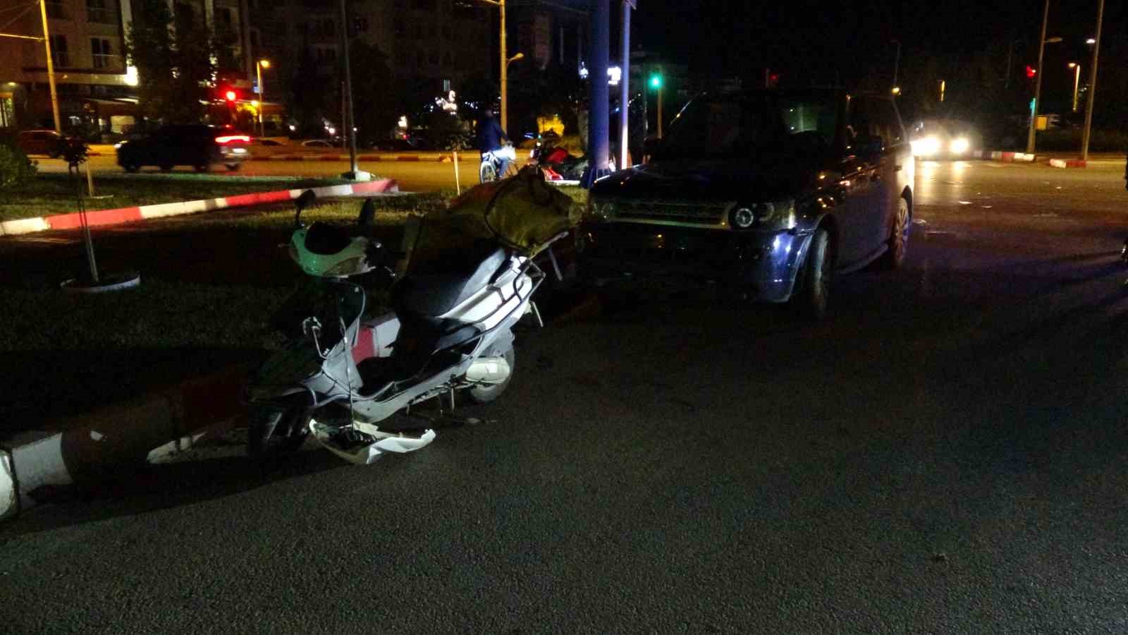 Malatya’da cip ile motosiklet çarpıştı: Motokurye yaralandı
