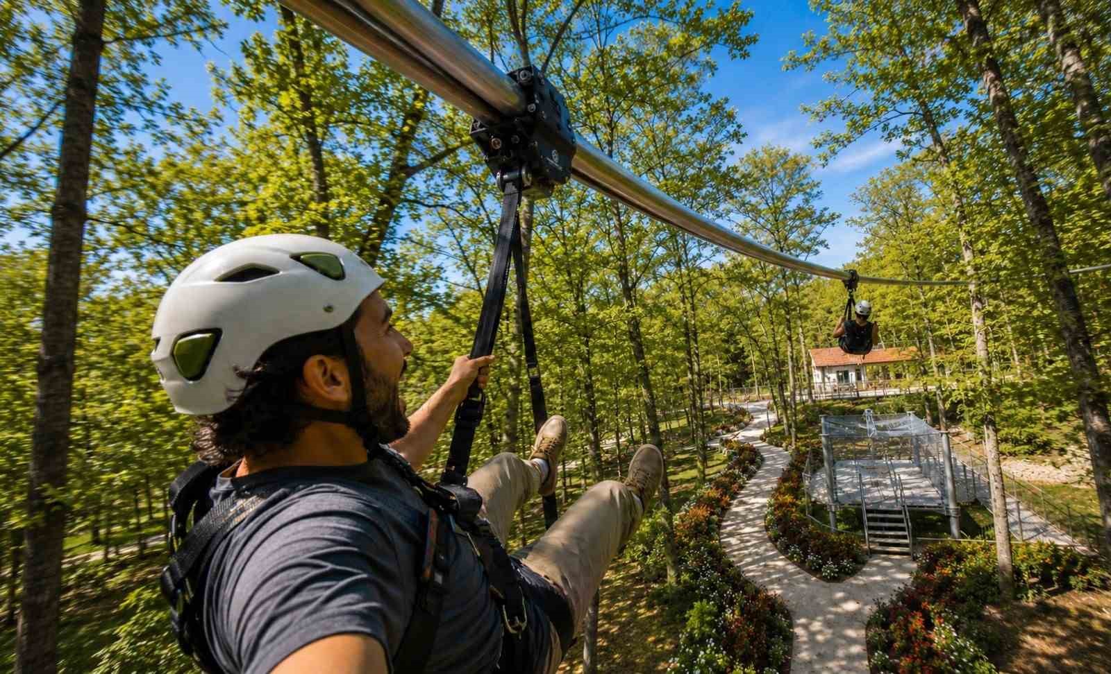 Karadeniz&rsquo;in en b&uuml;y&uuml;k macera parkı 19 Mayıs&rsquo;ta a&ccedil;ılıyor
