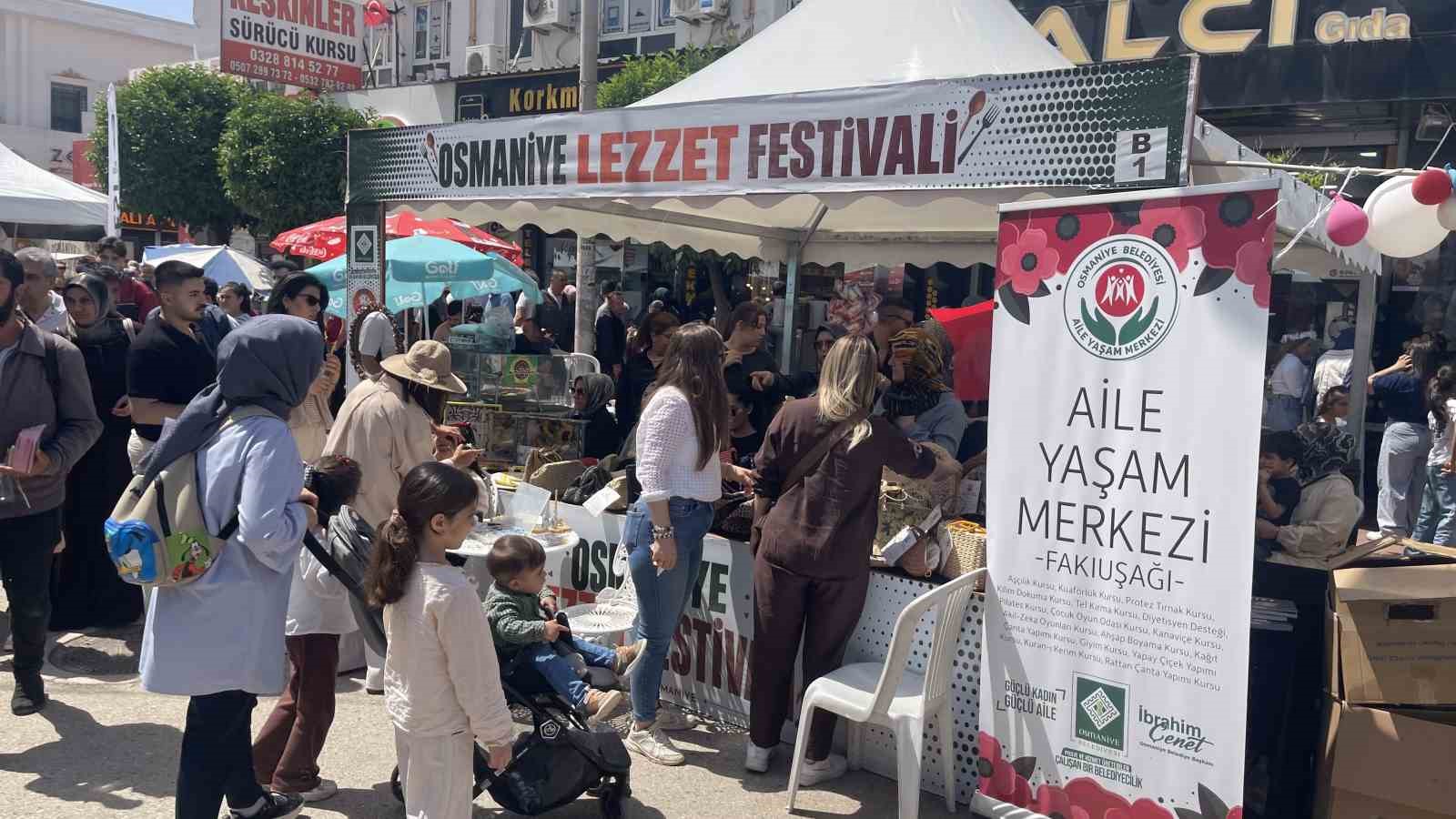 Osmaniye Lezzet Festivali&rsquo;ne hanım eli değdi
