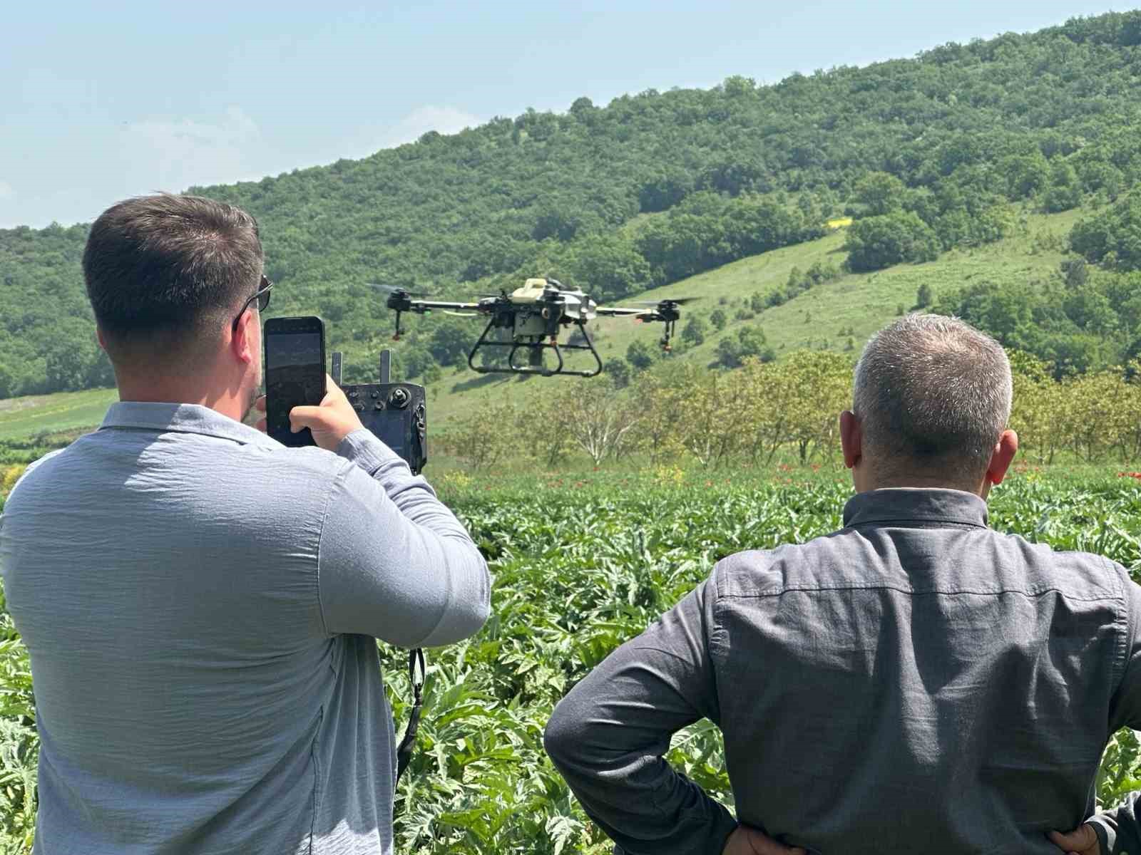 Kestel Belediyesinden çiftçiye drone desteği; hem zamandan hem yakıttan tasarruf